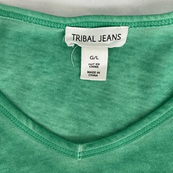 Tribal Jeans T-shirt with flared sleeves - Picture 6 of 7